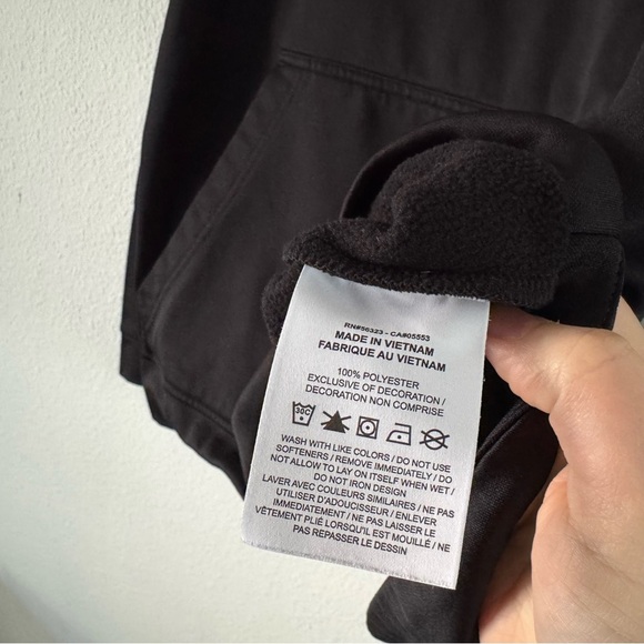 Nike Black Swoosh Logo Therma High Funnel Neck Hoodie Drifit XXL Like New - Picture 6 of 11